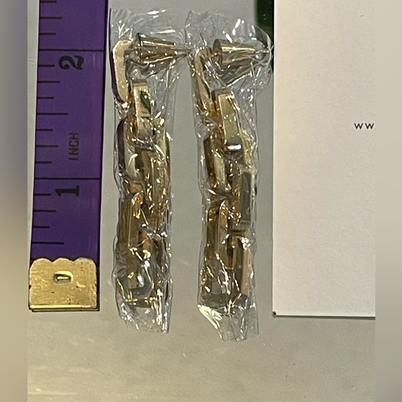 Chain Link Statement Earrings - Eddie Borgo - Picture 5 of 11